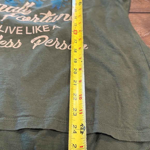 Port and Company Olive Green Graphic Tee - Picture 7 of 7